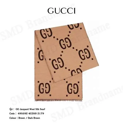 Gucci Wool Silk Scarf 495592-4G350-2179